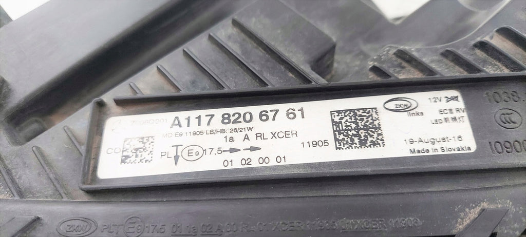 Frontscheinwerfer Mercedes-Benz Cla A1178206761 LED Links Scheinwerfer Headlight SCH4227277835zg