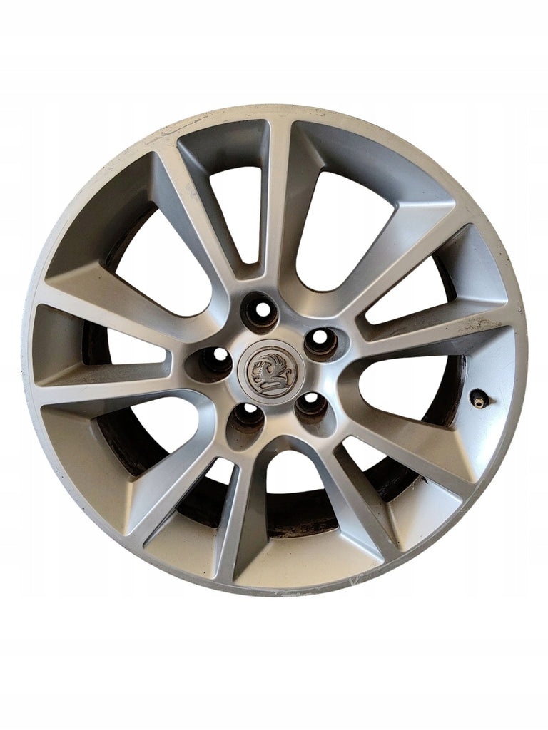 4x Alufelge 17 Zoll 7.0" 5x110 35ET Glanz Silber 13120652 Opel Astra H Zafira B FEL8339619004rb