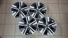 Load image into Gallery viewer, 4x Alufelge 16 Zoll 6.5" 5x114.3 45ET Glanz Schwarz 52910-G5500 Kia Niro FEL4646863785rz