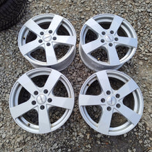 Laden Sie das Bild in den Galerie-Viewer, 4x Alufelge 16 Zoll 6.5" 5x112 40ET Silber KBA49296 Audi I Rim Wheel FEL4669300314yi