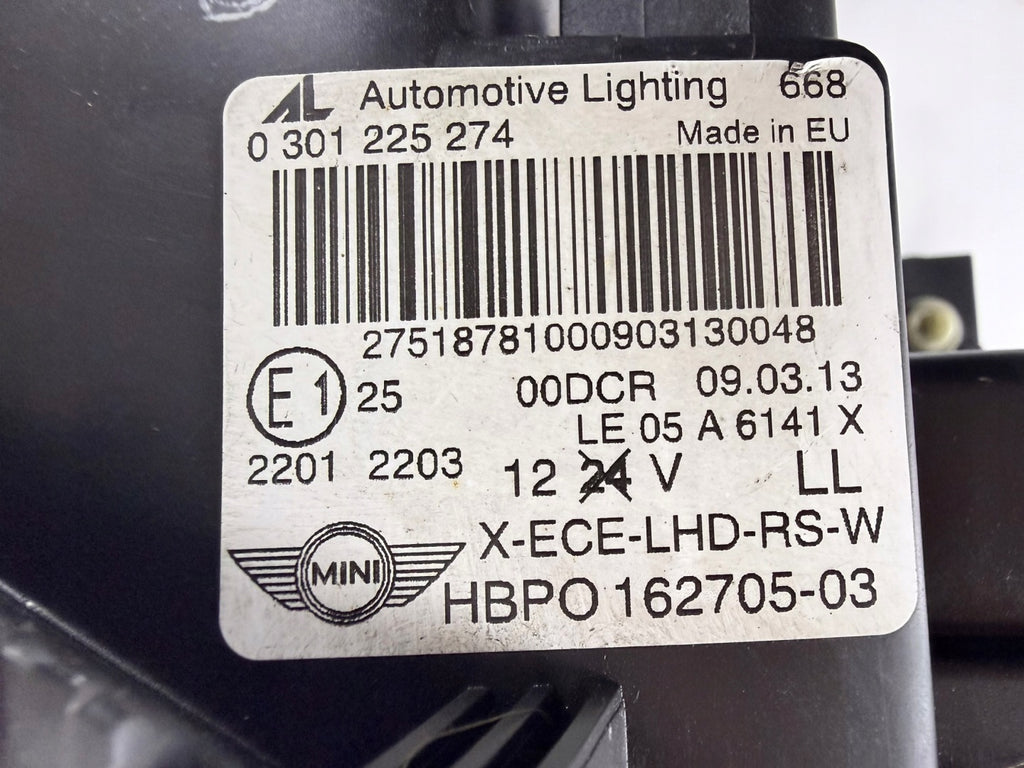 Frontscheinwerfer Mini R55 R56 162705-03 Rechts Scheinwerfer Headlight SCH4550838881fo