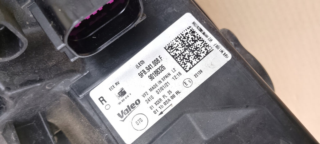 Frontscheinwerfer Seat Leon 5FB941008F 90188326 Full LED Rechts Headlight