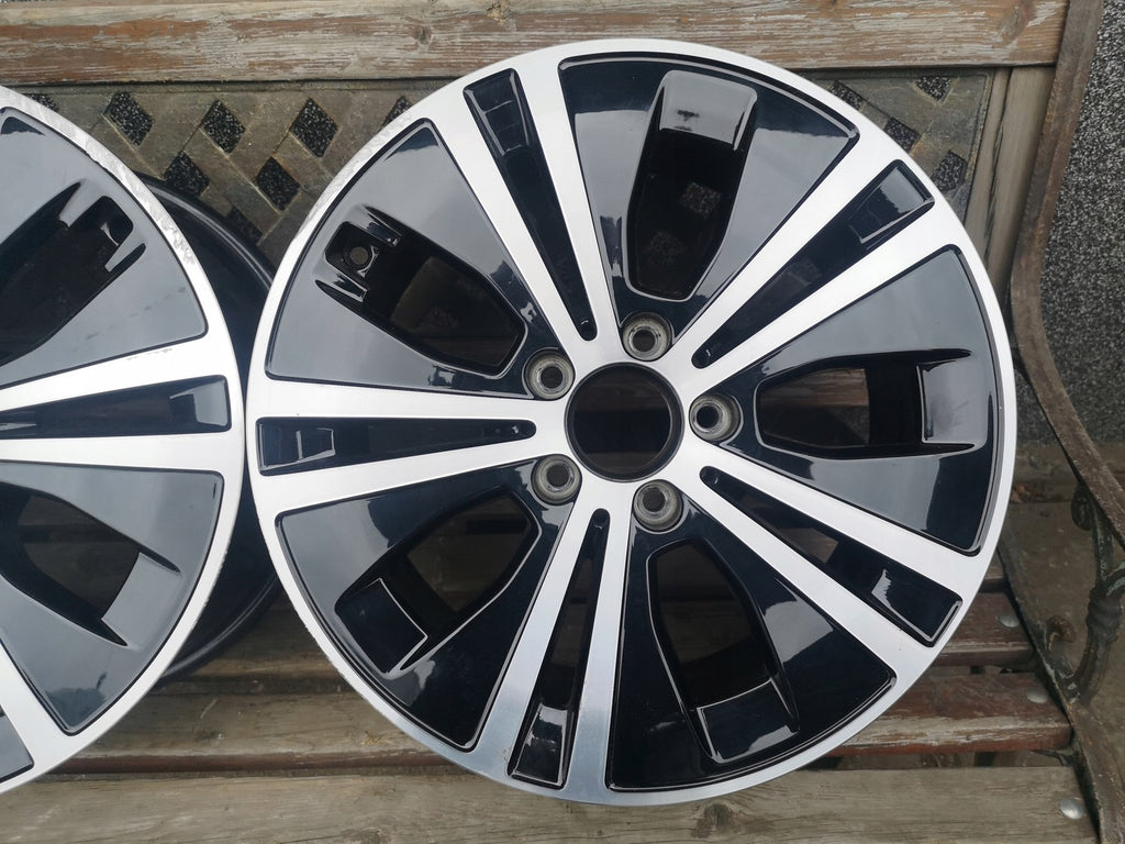 1x Alufelge 17 Zoll 7.5" 5x112 40ET Glanz Schwarz A2134015100 Mercedes-Benz W213