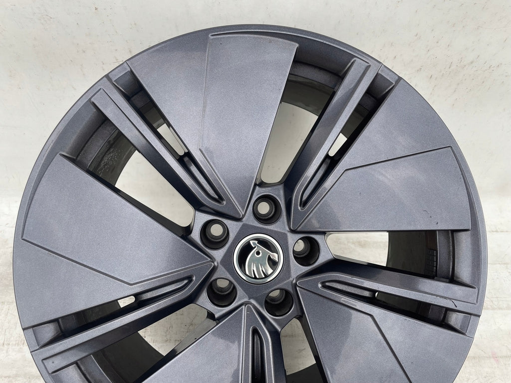 1x Alufelge 19 Zoll 8.0" 5x112 45ET Glanz Graphit 5LA601025A Mg Enyaq Iv