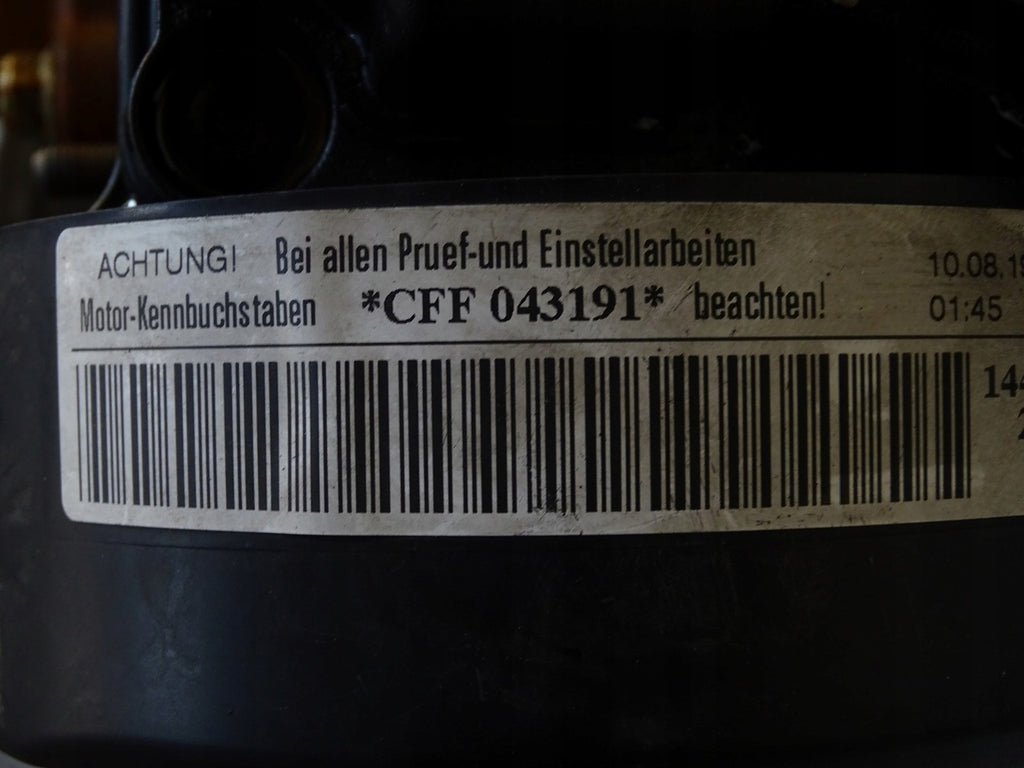 Motor Audi VW A3 Scirocco Golf III Passat B7 VI CFF 2.0 TDI Diesel Komplett