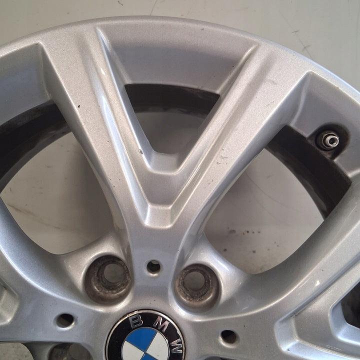 1x Alufelge 17 Zoll 6.5" 5x112 39ET Glanz Silber 6856076 BMW X1 F48 Rim Wheel FEL8987056790oo