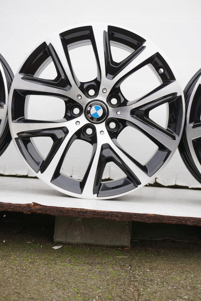 4x Alufelge 17 Zoll 6.5" 5x112 39ET Glanz Silber 6856076 BMW Rim Wheel FEL9611552061he