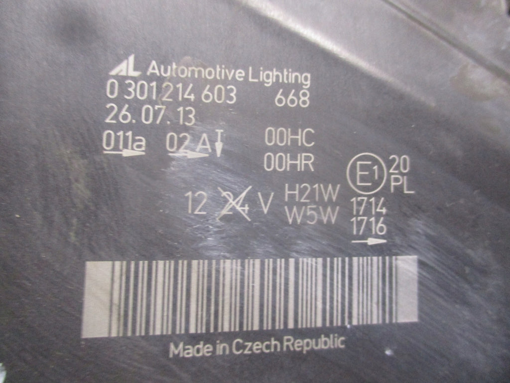 Frontscheinwerfer Opel Zafira B 0301214603 Links Scheinwerfer Headlight