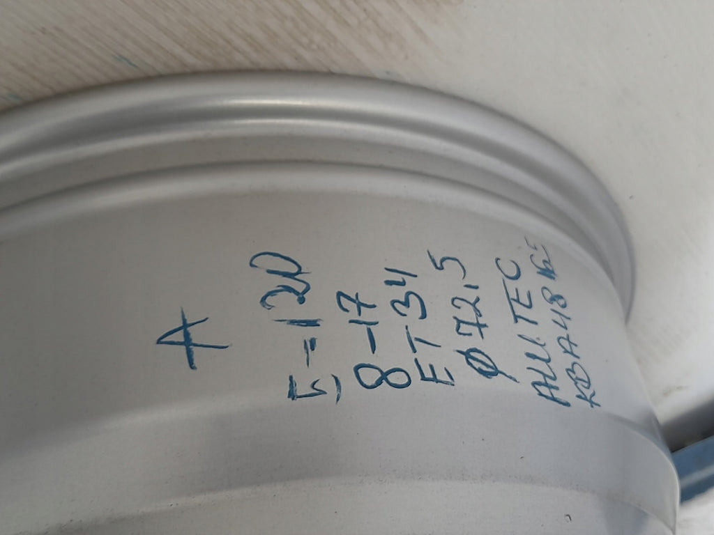 4x Alufelge 17 Zoll 8.0" 5x120 34ET KBA48165 Rim Wheel FEL5720480028ip