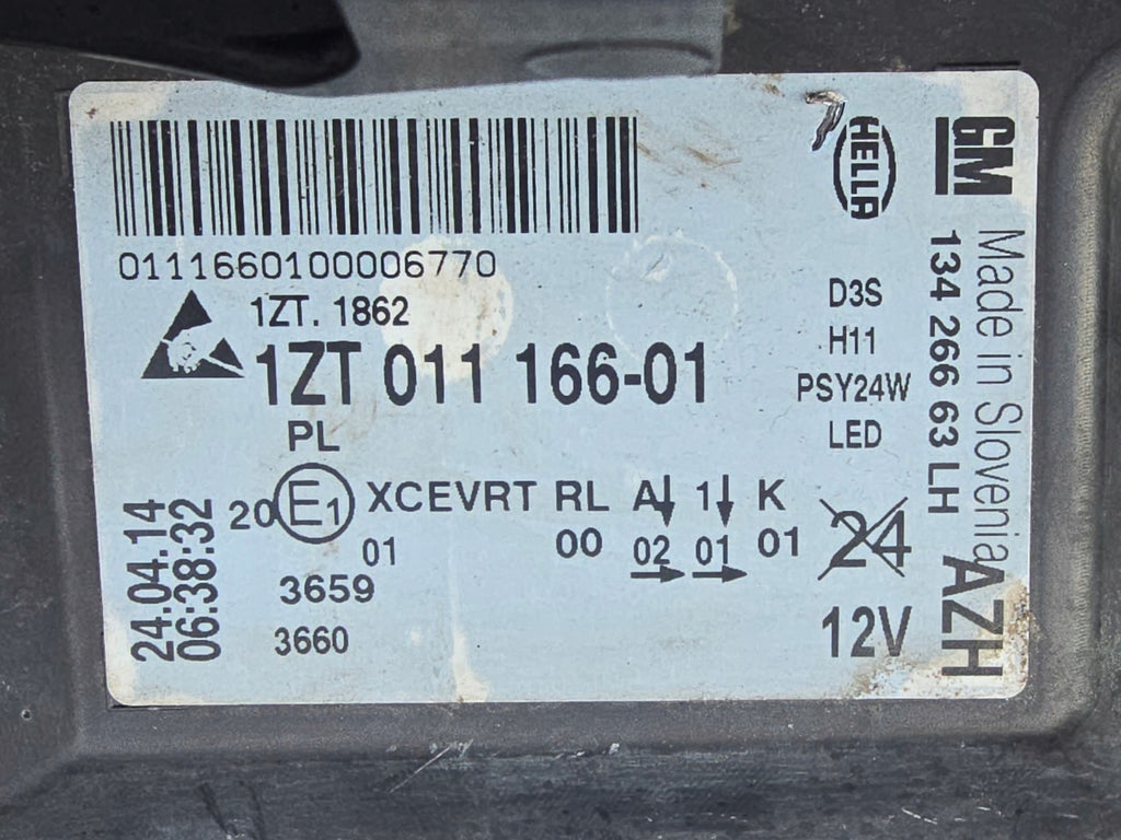 Frontscheinwerfer Opel Insignia A 1ZT011166-01 Xenon Links Headlight SCH7335924212kd