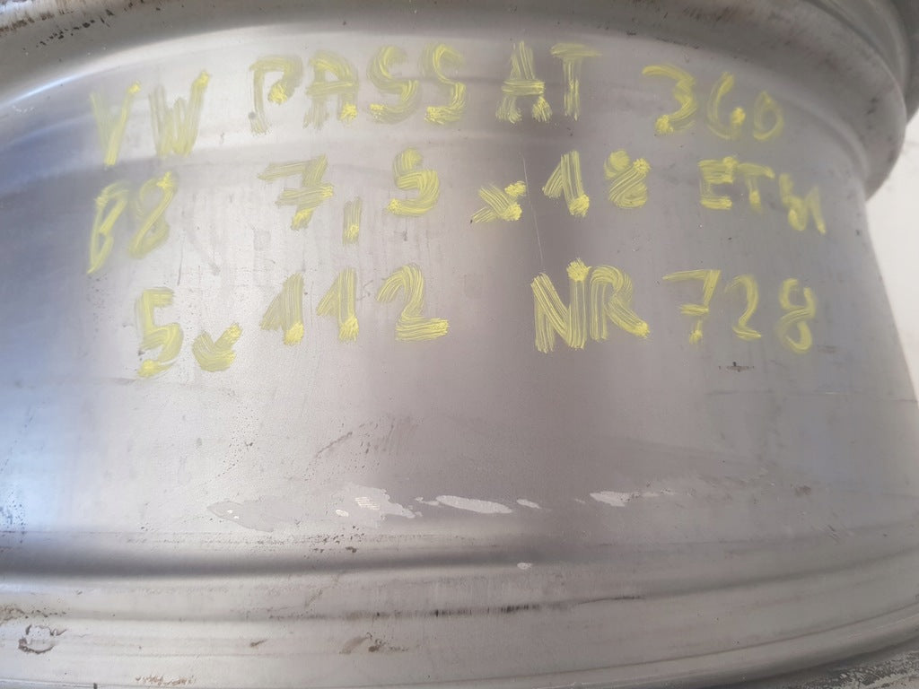 1x Alufelge 18 Zoll 8.0" 5x112 51ET Glanz Grau 3G0601025AF VW Passat Rim Wheel FEL9352653015zu