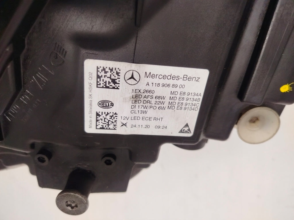 Frontscheinwerfer Mercedes-Benz Cla A1189068900 Links Scheinwerfer Headlight SCH7309868414gz