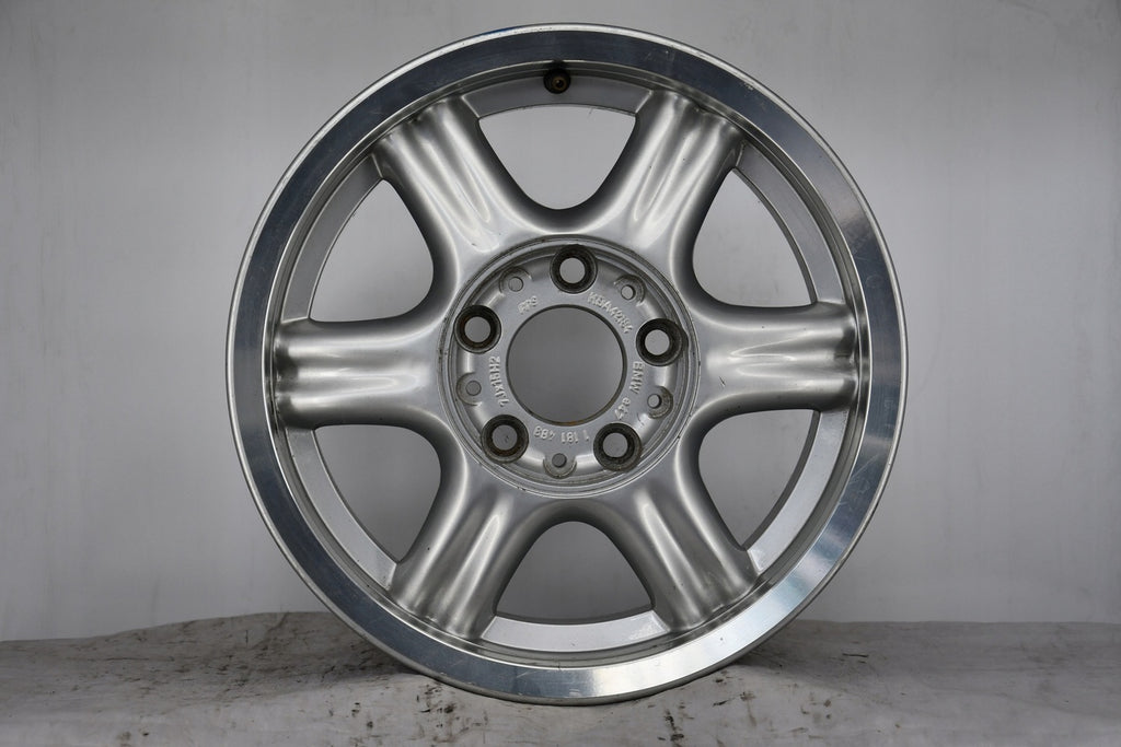 1x Alufelge 15 Zoll 7.0" 5x120 47ET Glanz Silber 1181483 BMW E36 Rim Wheel