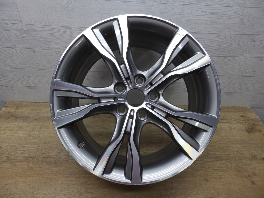1x Alufelge 18 Zoll 8.0" 5x112 57ET Glanz Graphit 6855093 BMW 2 F45 F46 Mg FEL8310204727np