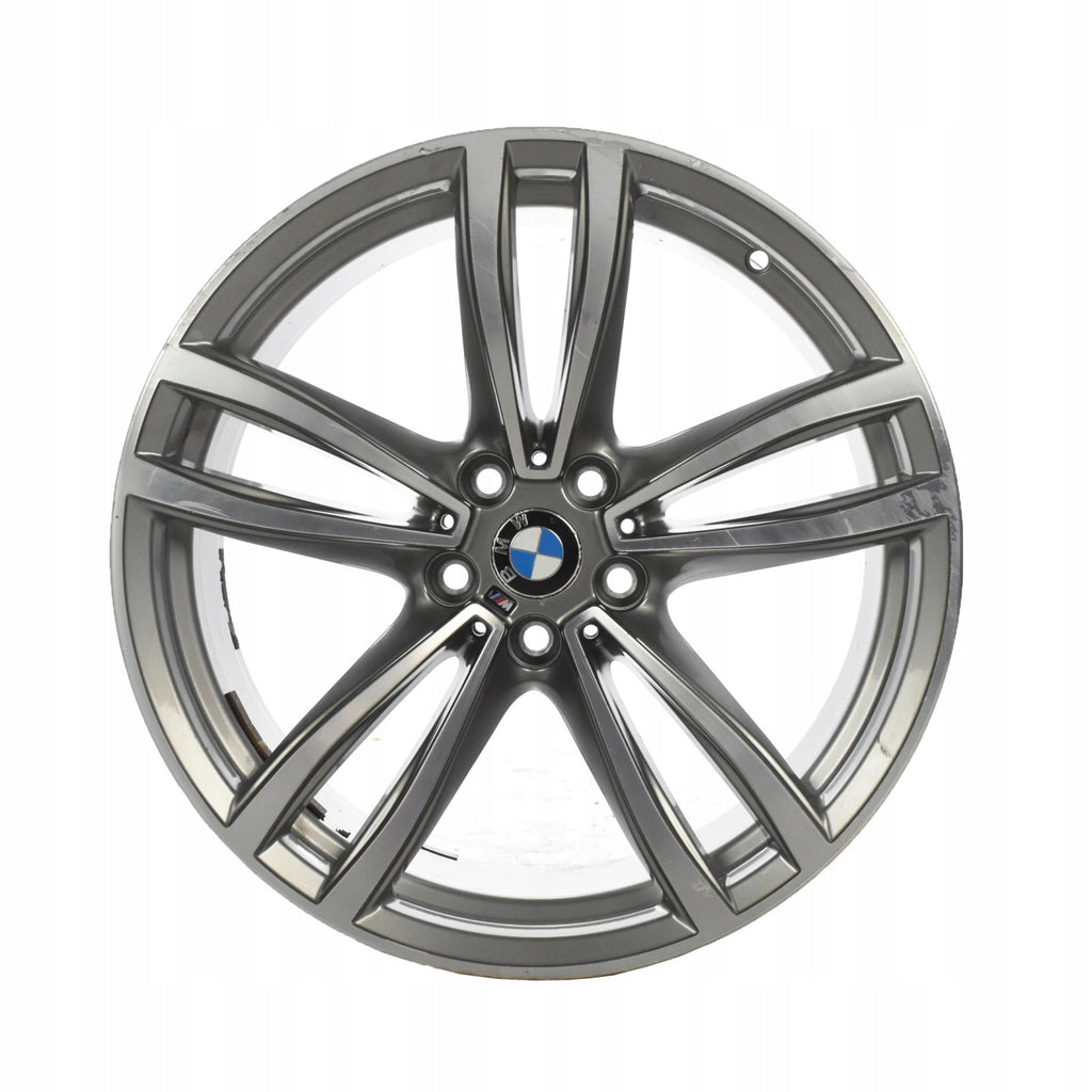 1x Alufelge 19 Zoll 9.5" 5x112 39ET Glanz Silber 7850580 BMW 7 G11 G12 Rim Wheel FEL4651590831si