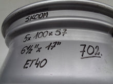 Laden Sie das Bild in den Galerie-Viewer, 1x Alufelge 17 Zoll 6.5" 5x100 40ET 658601025AA Skoda I Rim Wheel FEL5863615021br