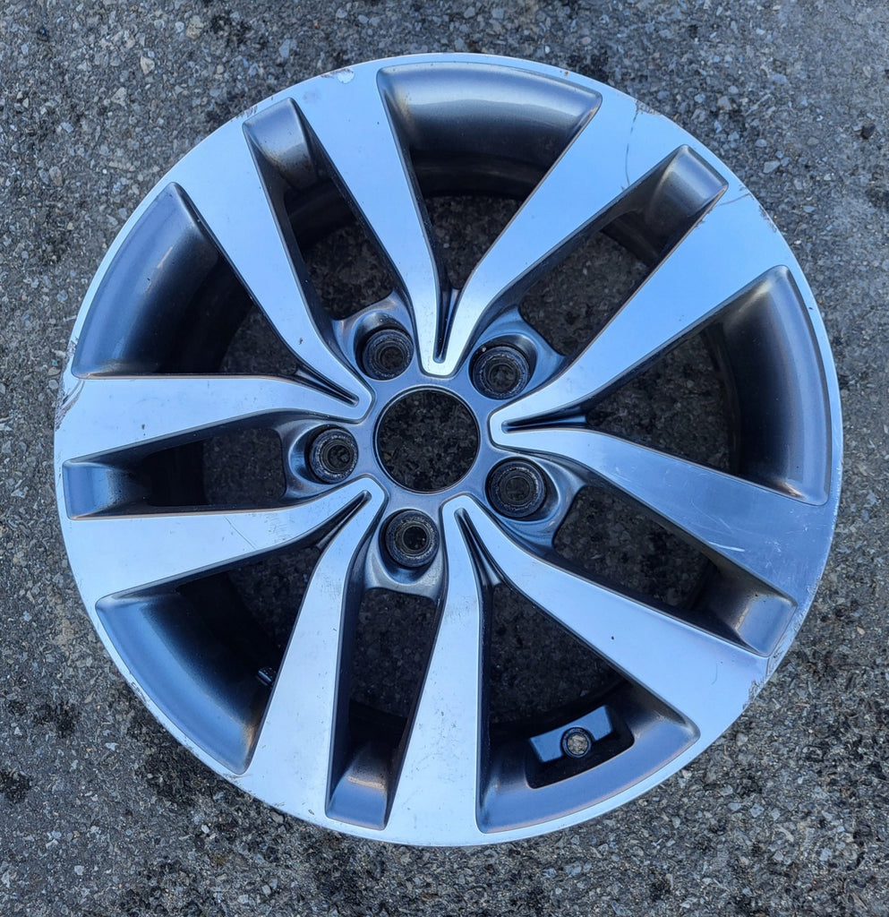 1x Alufelge 16 Zoll 6.5" 5x114.3 50ET Glanz Graphit 52910-G4200 Hyundai I I40 Mg FEL9833482415pg