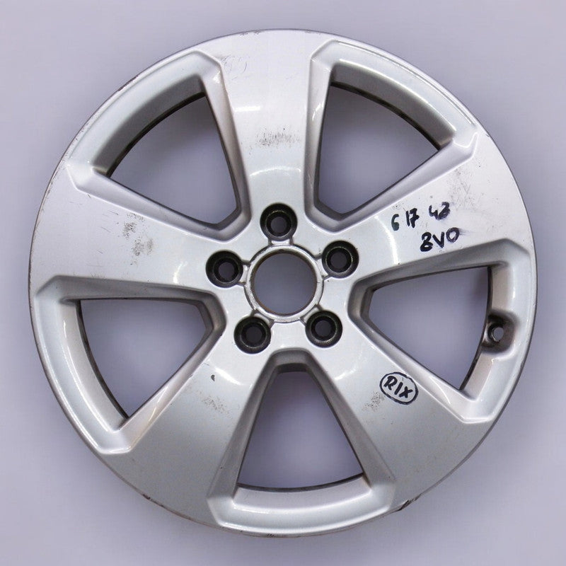 1x Alufelge 17 Zoll 6.0" 5x112 48ET Glanz Silber 8V0601025C Audi A3 Rim Wheel