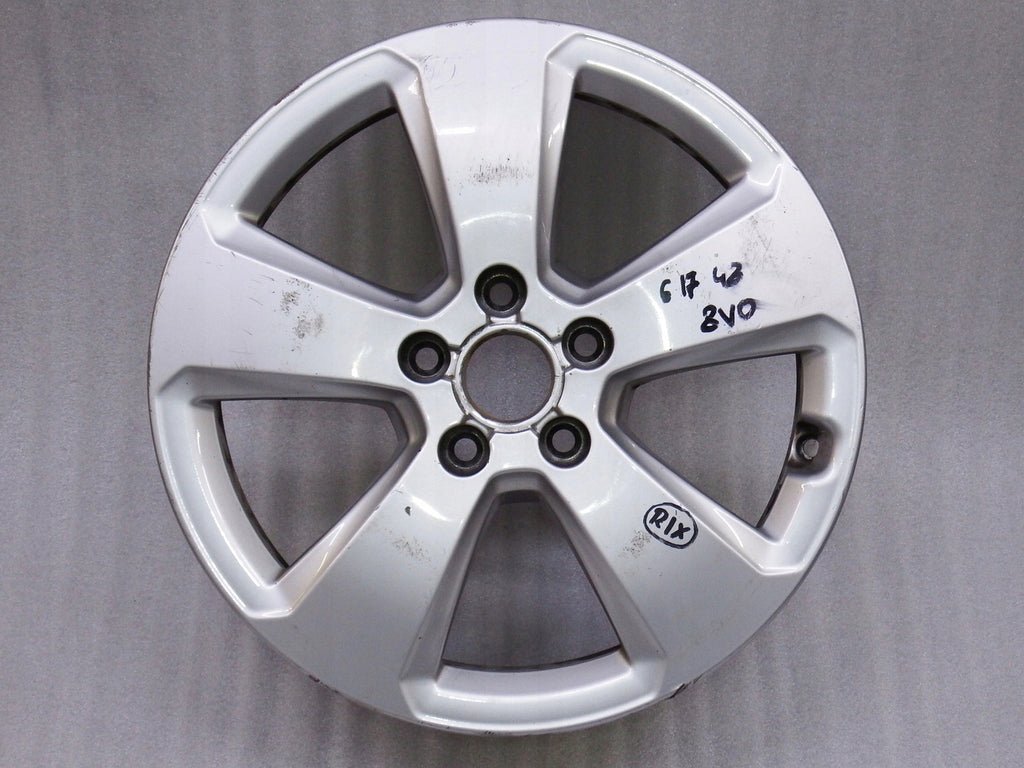 1x Alufelge 17 Zoll 6.0" 5x112 48ET Glanz Silber 8V0601025C Audi A3 Rim Wheel