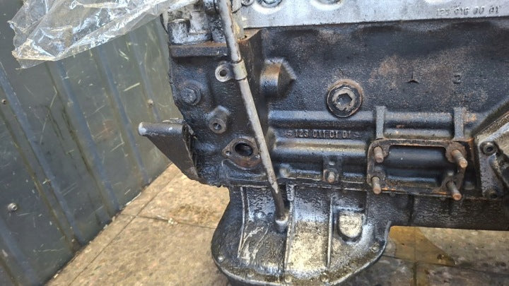 Motor Mercedes-Benz W123 1230110101 2.5 200TKm Benzin Engine Unkomplett MOT2963239039tm
