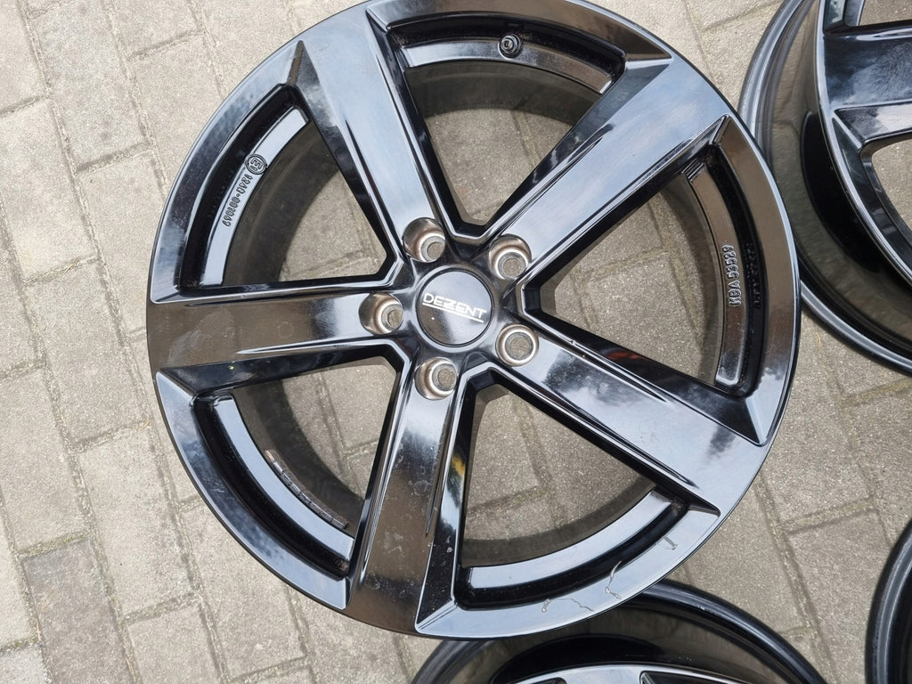 4x Alufelge 18 Zoll 7.5" 5x112 48ET Glanz Schwarz KBA53529 Audi I Rim Wheel FEL2797802650fm