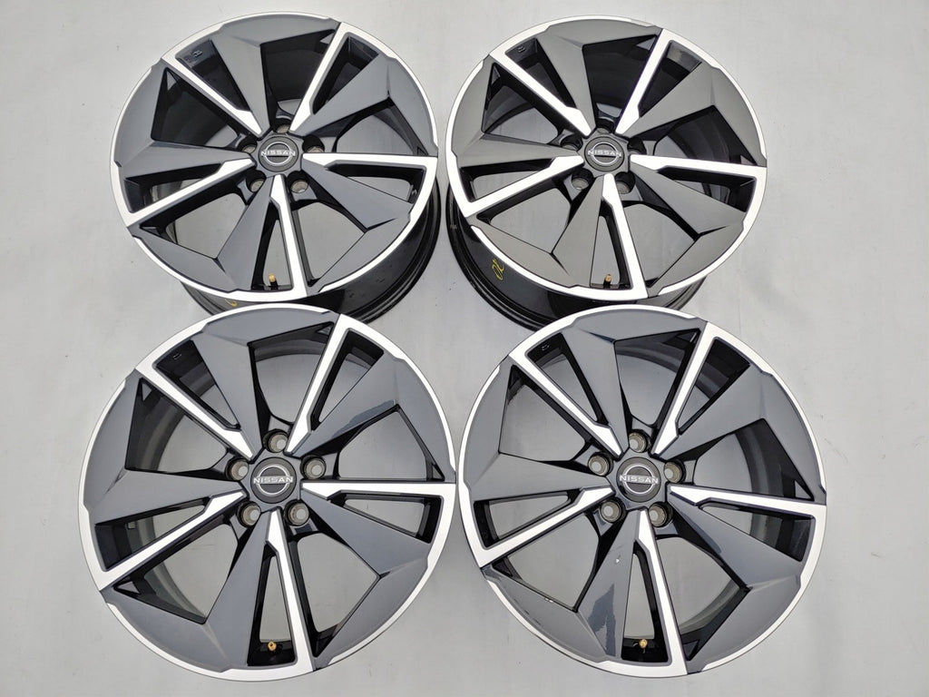 4x Alufelge 19 Zoll 7.5" 5x114.3 45ET Glanz Graphit Mg X-Trail I Qashqai III J12 FEL8219364024td