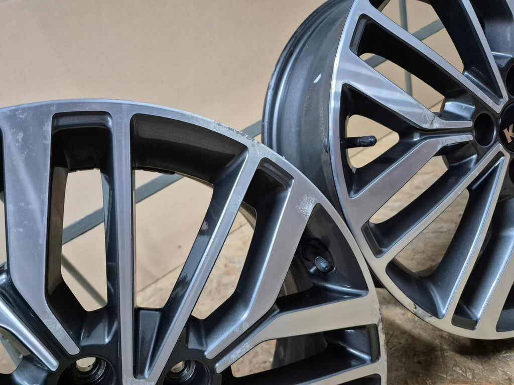 4x Alufelge 17 Zoll 6.5" 4x100 52910-H8600 Kia Rio IV Stonic Rim Wheel FEL5145625803ry