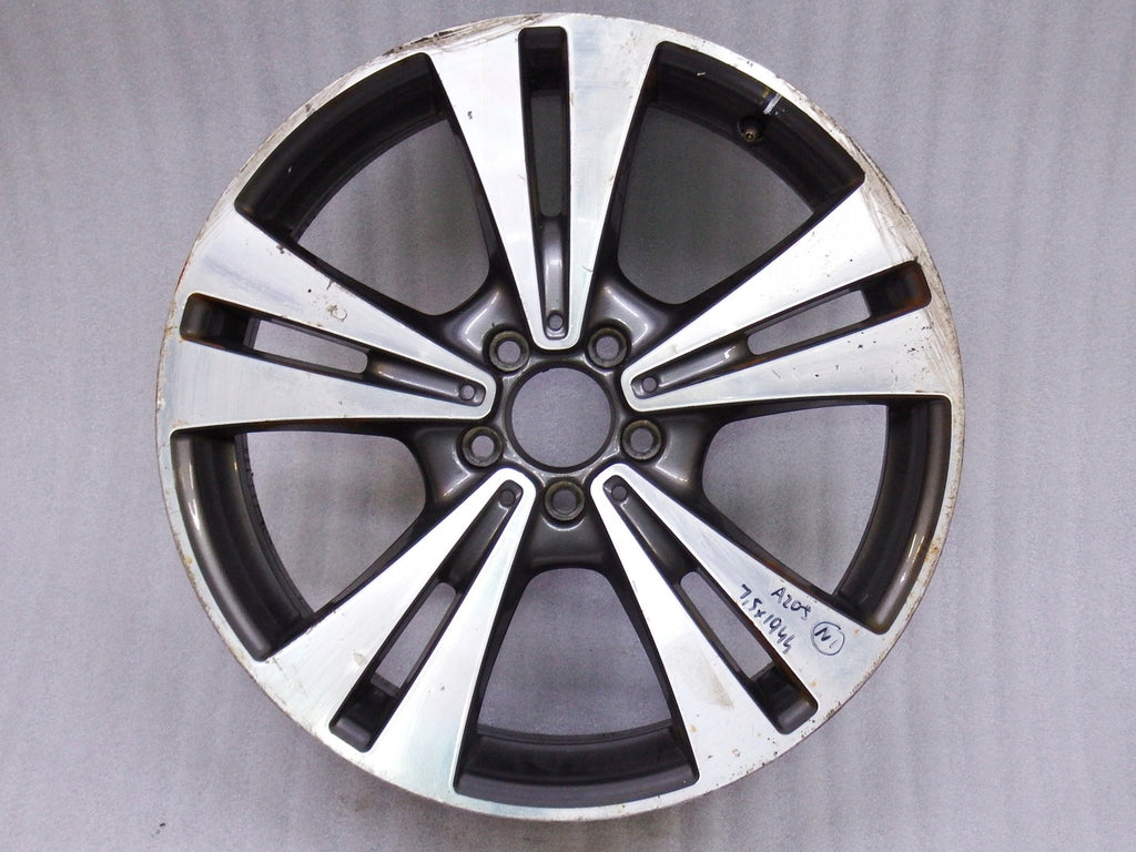 1x Alufelge 19 Zoll 7.5" 5x112 44ET Glanz Grau Mercedes-Benz W205 A205 Rim Wheel