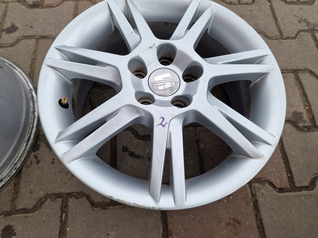 1x Alufelge 15 Zoll 6.0" 5x100 38ET 6J0601025H Seat Ibiza Arona Rim Wheel FEL2425874988tk
