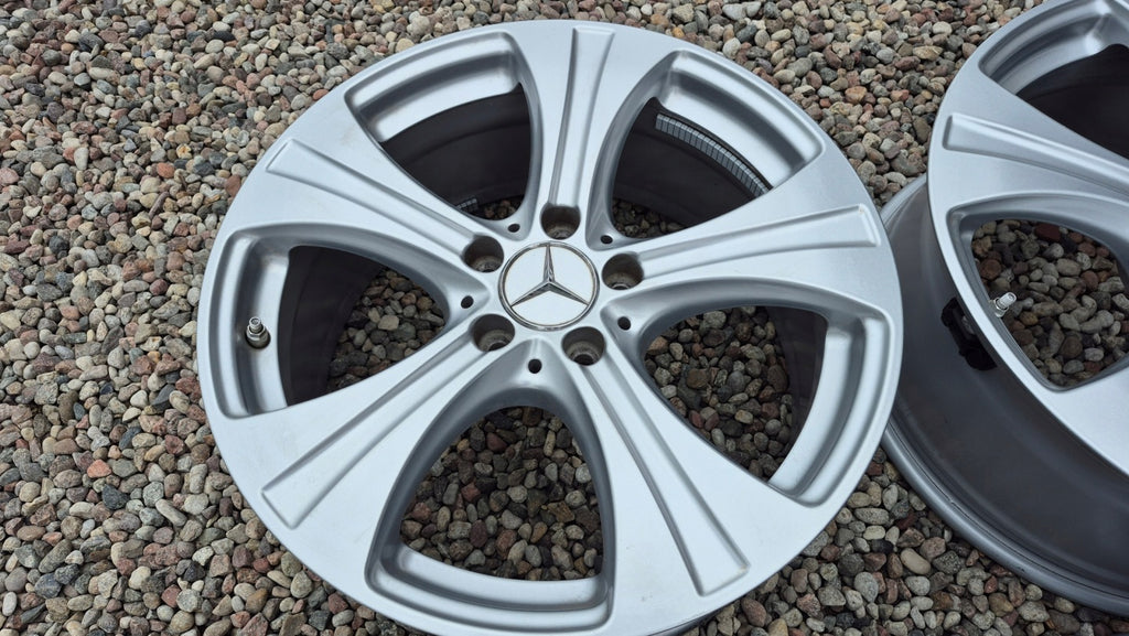 4x Alufelge 18 Zoll 8.0" 5x112 38ET Glanz Silber A2534010800 Mercedes-Benz Glc FEL5359219245ol