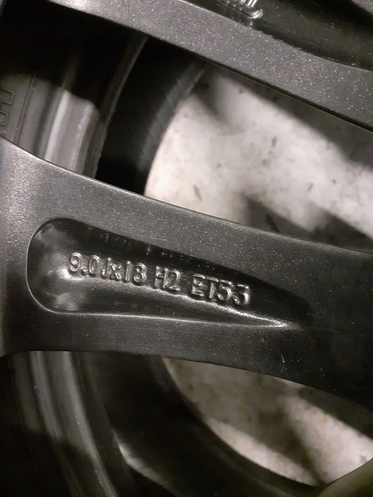 1x Alufelge 18 Zoll 9.0" 5x112 53ET Matt Silber A2134010400 Mercedes-Benz Mg FEL9158671708lv