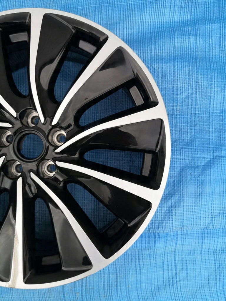 1x Alufelge 19 Zoll 7.0" 5x108 38ET Glanz Schwarz YP00174580 Opel Grandland X