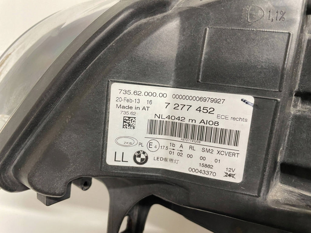 Frontscheinwerfer BMW X6 E71 7277452 Rechts Scheinwerfer Headlight SCH7310851153ri