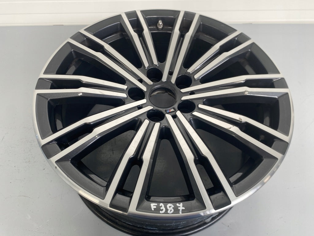 1x Alufelge 18 Zoll 8.5" 5x112 40ET Glanz Graphit 8089891 BMW G20 Mg Rim Wheel FEL8913370907za