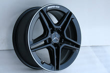 Load image into Gallery viewer, 4x Alufelge 18 Zoll 7.5" 5x112 44ET Matt Schwarz A2054019500 Mercedes-Benz Amg FEL7870386882tp