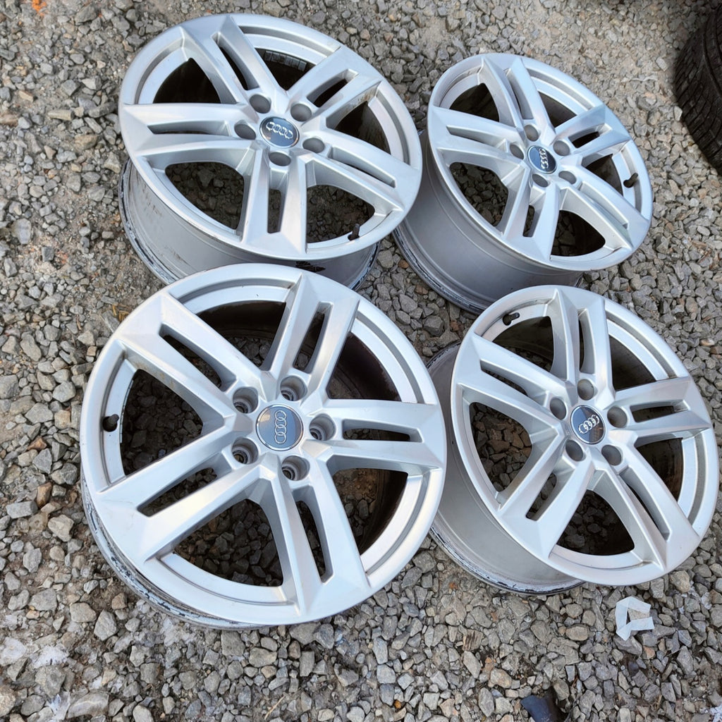 4x Alufelge 17 Zoll 7.0" 5x112 42ET Glanz Silber 8W0601025P Audi A4 B8 Rim Wheel FEL6387461937sy