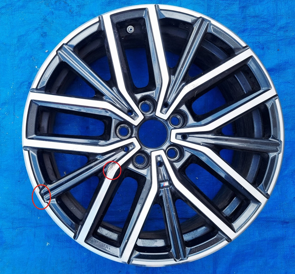 1x Alufelge 18 Zoll 7.5" 5x112 50ET 6891179 BMW Active Tourer U06 Rim Wheel FEL6951630887sz