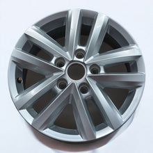 Load image into Gallery viewer, 1x Alufelge 16 Zoll 6.5&quot; 5x120 62ET Glanz Silber 2H0071496C Vw Rim Wheel