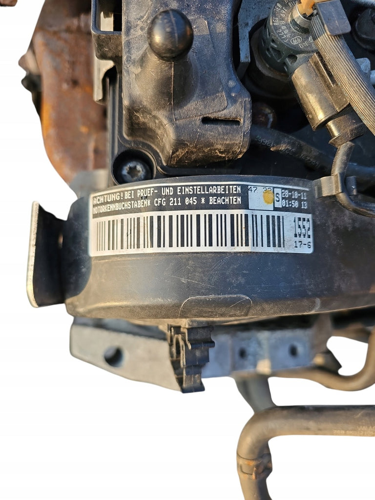 Motor VW Scirocco Passat Cc B7 CFF 2.0 TDI 2011 Diesel Engine Unkomplett