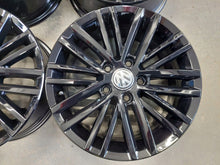 Load image into Gallery viewer, 4x Alufelge 16 Zoll 6.5" 5x112 46ET Glanz Schwarz 5G0601025AT VW I Rim Wheel FEL6054322296yj