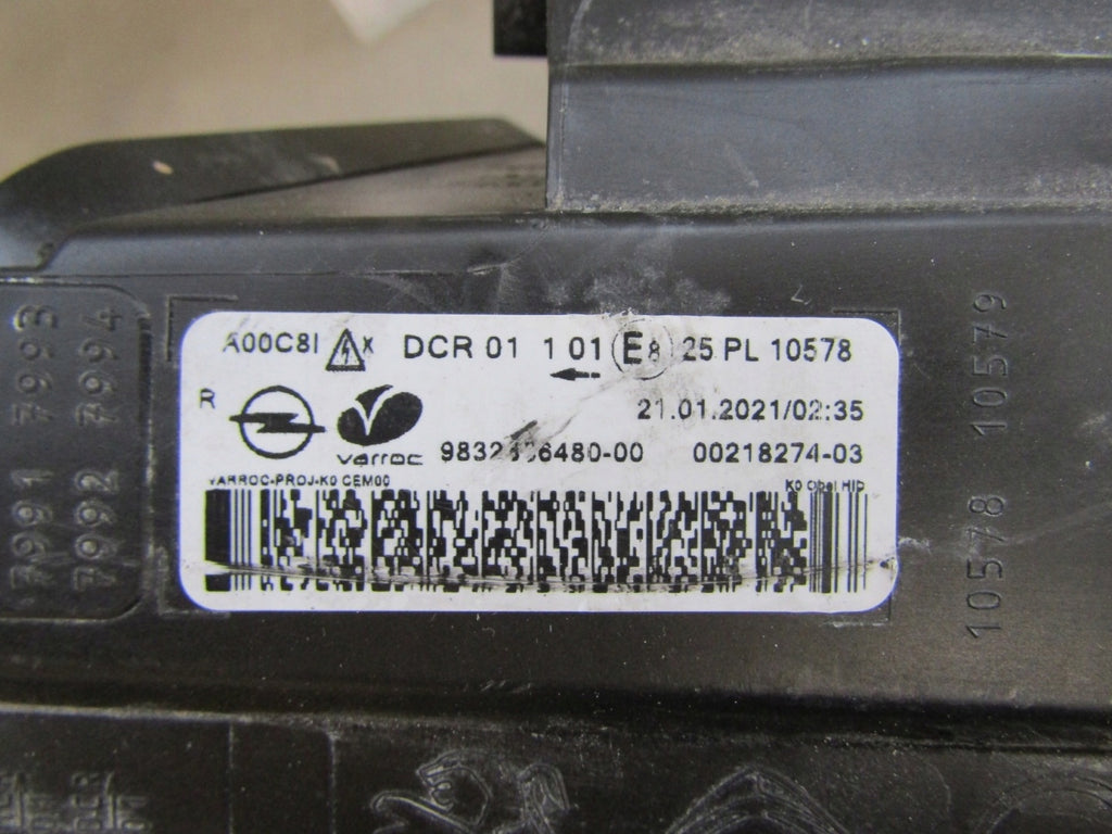 Frontscheinwerfer Opel Zafira Vivaro C Xenon Rechts Scheinwerfer Headlight