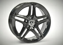 Load image into Gallery viewer, 4x Alufelge 18 Zoll 7.5" 5x112 49ET Glanz Schwarz A1774011500 Mercedes-Benz W177 FEL6956546728ao