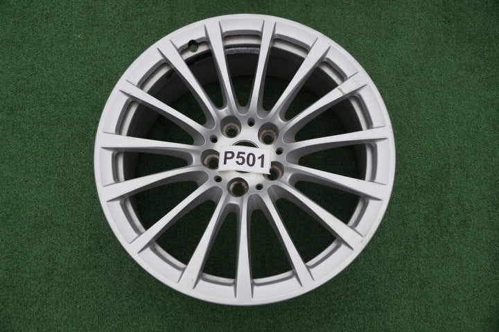 1x Alufelge 18 Zoll 8.0" 5x112 30ET Glanz Silber 6861224 BMW 5 G31 G30 Rim Wheel FEL3109896724ko