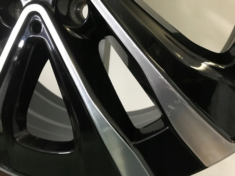 1x Alufelge 17 Zoll 6.5" 5x112 44ET Glanz Schwarz A1774012900 Mercedes-Benz