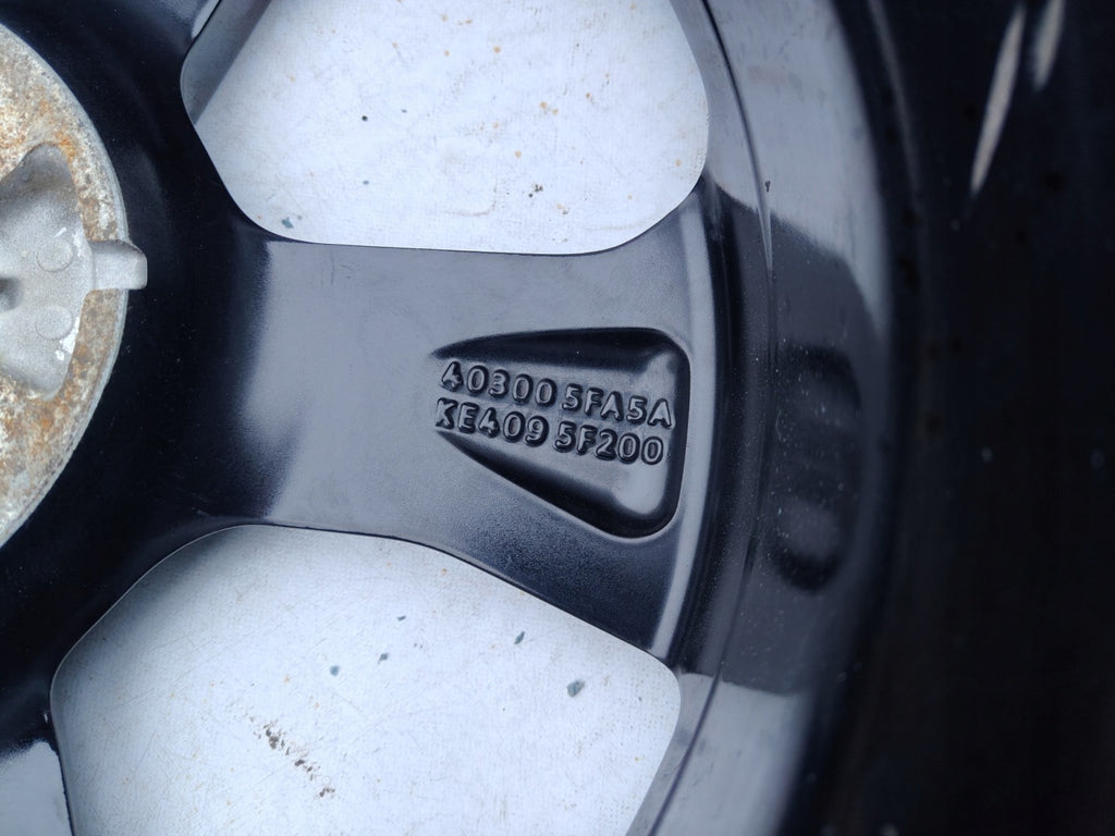 1x Alufelge 17 Zoll 6.5" 5x100 50ET Glanz Schwarz 403005FA5A Nissan Micra I K14 FEL6148923544tv