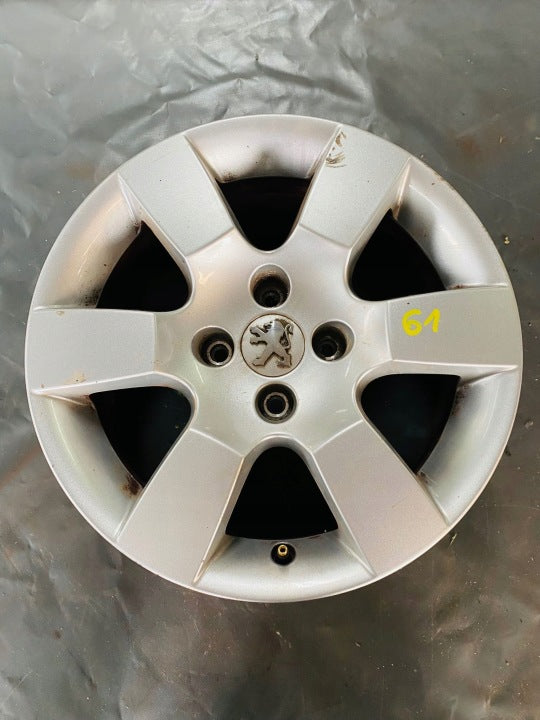 1x Alufelge 16 Zoll 4x108 9685783880 Peugeot 5008 Rim Wheel FEL5154641346vs