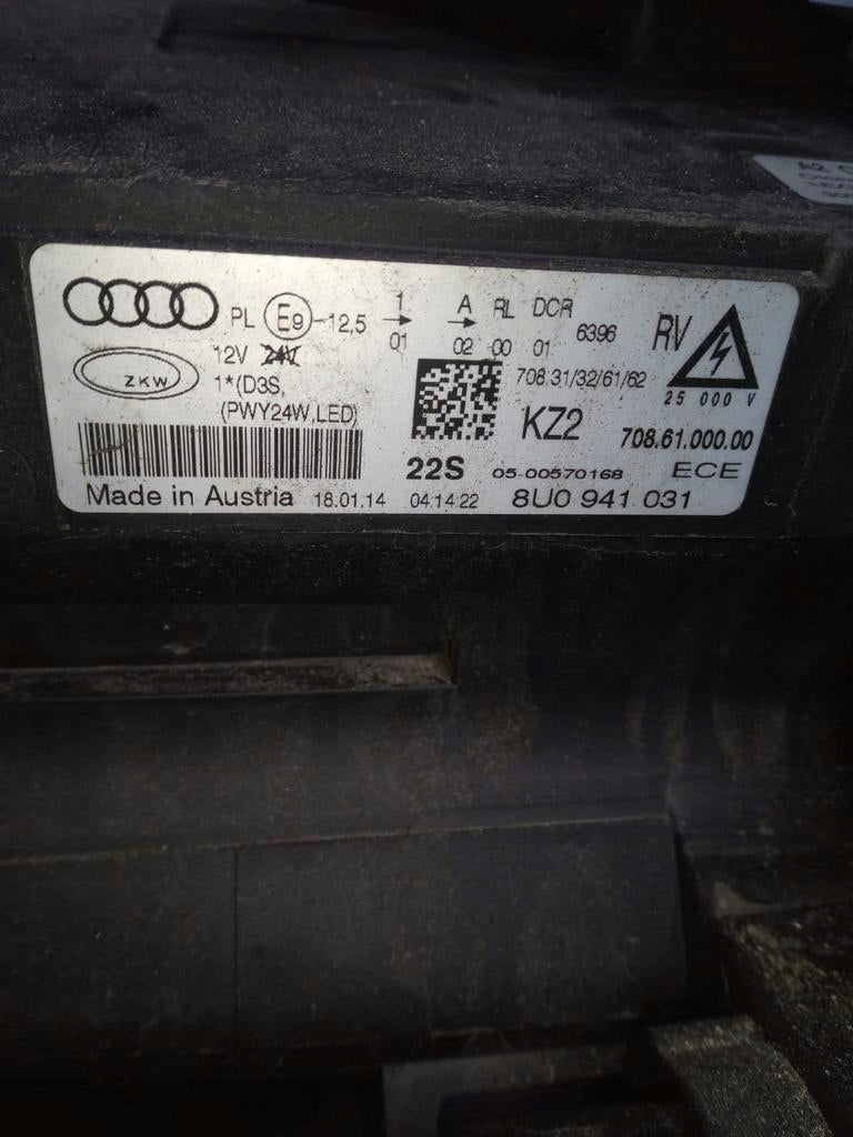 Frontscheinwerfer Audi Q3 8U0941032 8U0941031 Ein Stück (Rechts oder Links)