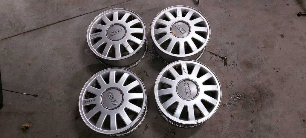 4x Alufelge 15 Zoll 6.0" 5x100 Audi Rim Wheel