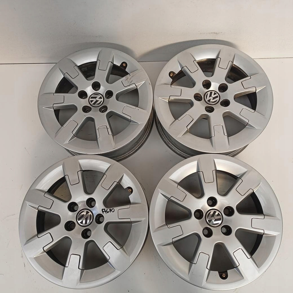 4x Alufelge 15 Zoll 5.5" 5x100 38ET Glanz Silber 6R0601025E VW Polo Rim Wheel FEL1416389976ad