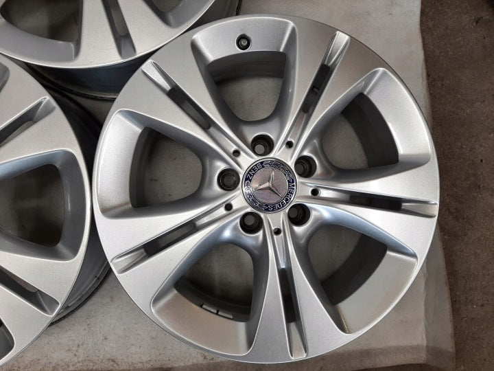 4x Alufelge 17 Zoll 7.0" 5x112 48 5ET A2054014300 Mercedes-Benz W205 Rim Wheel FEL2540894847ja